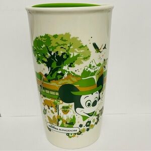 Disney World 50th Anniversary Starbucks Ceramic Tumbler Animal Kingdom